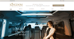 Desktop Screenshot of kingdom-limousines.com